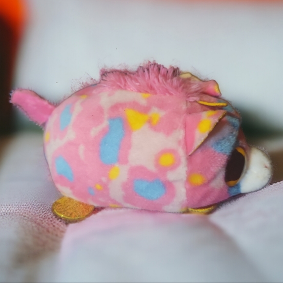 Vtg 2018 Teeny Ty Beanie Baby Star Unicorn Pink Blue All Tags - Picture 3 of 7